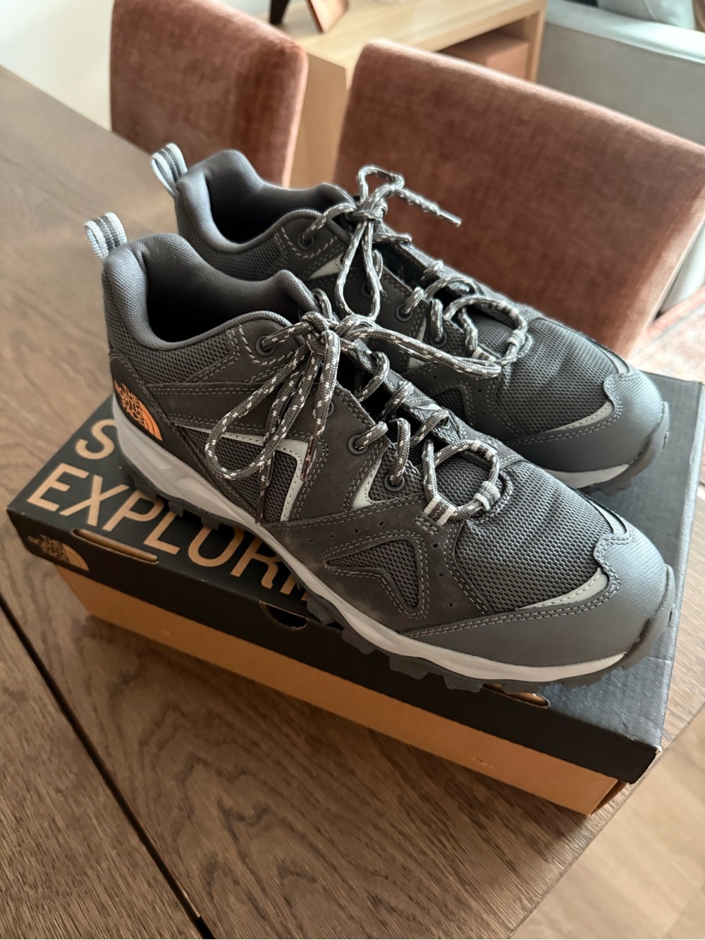 The North Face Women’s Grey Outdoor Trail Sneakers